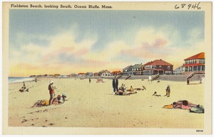 Fieldston Beach, looking south, Ocean Bluffs, Mass.