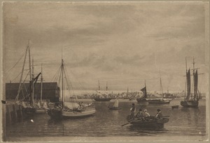 Boston from the navy yard, 1833