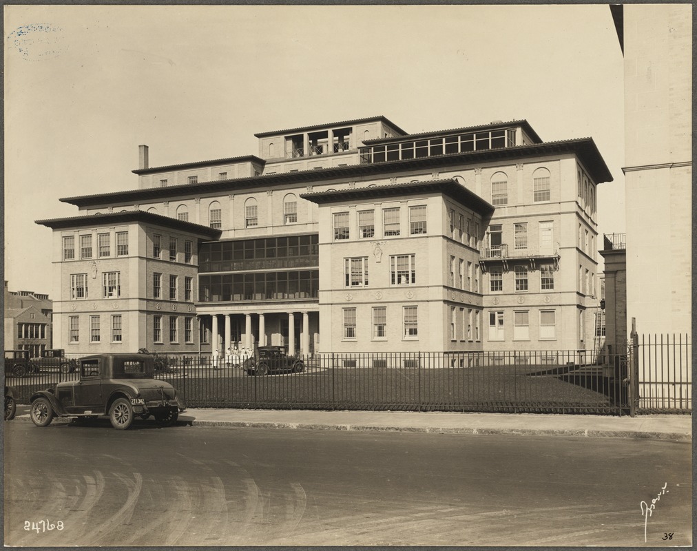 Boston Lying-In Hospital. Longwood Avenue, October 31, 1927