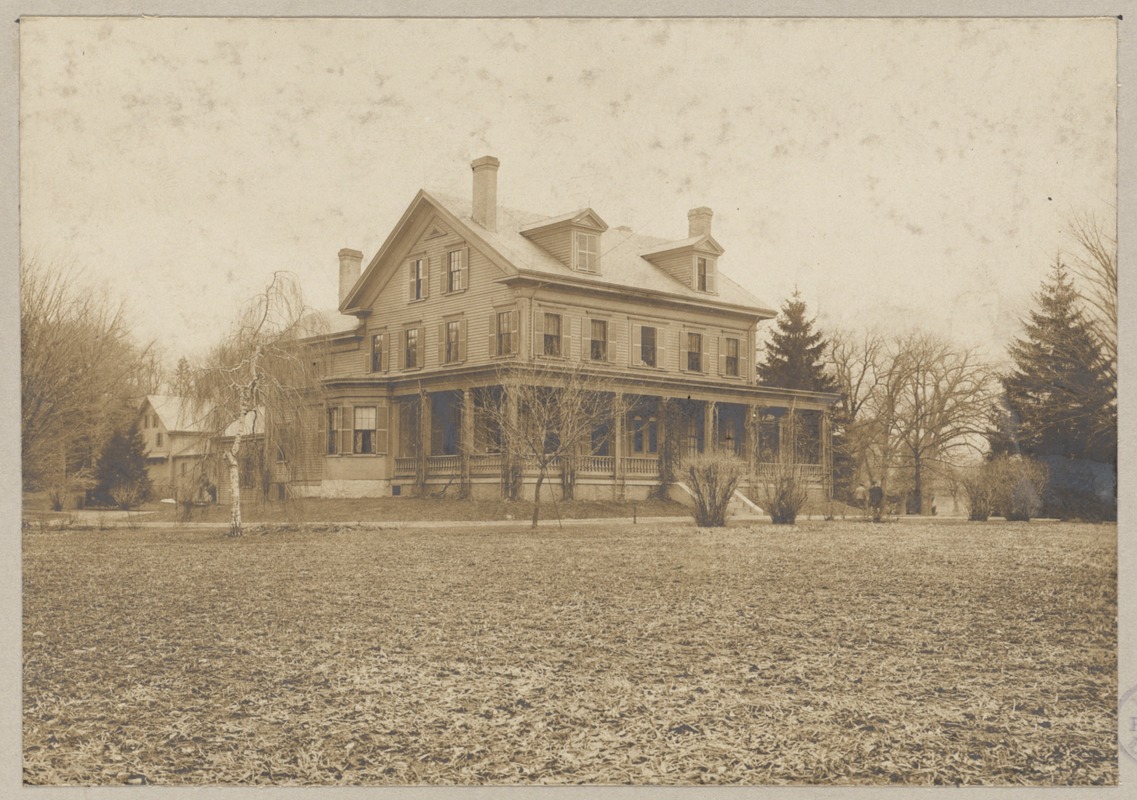 Boston, Massachusetts. Mattapan. Residence of John Conness, U.S. Senator from California 1863-1869