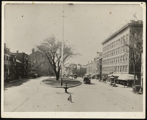 Maverick Square looking towards Sumner St. from Winthrop St.