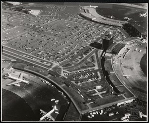 Logan International Airport, Boston Massachusetts. Day before construction started for double deck