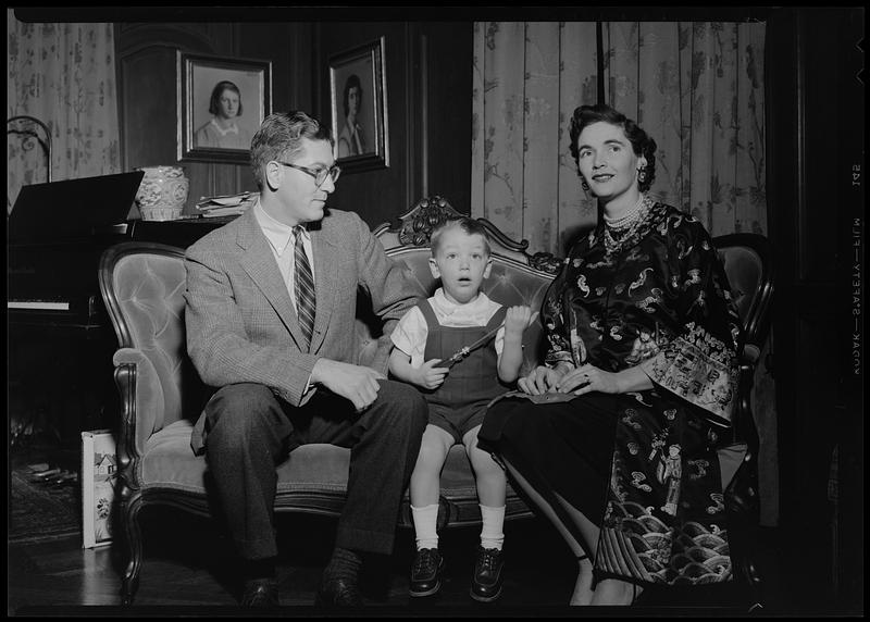 Group seated on sofa