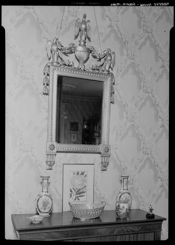 Shreve House, interior, mirror