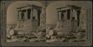 Portico of the Carytides on the Erechtheum, Acropolis, Athēnai (Athens), Greece