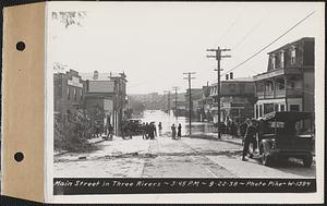 Main Street in Three Rivers, Palmer, Mass., 3:45 PM, Sep. 22, 1938