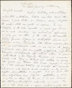 Letter from John D. Long to Zadoc Long and Julia D. Long, January 15, 1866