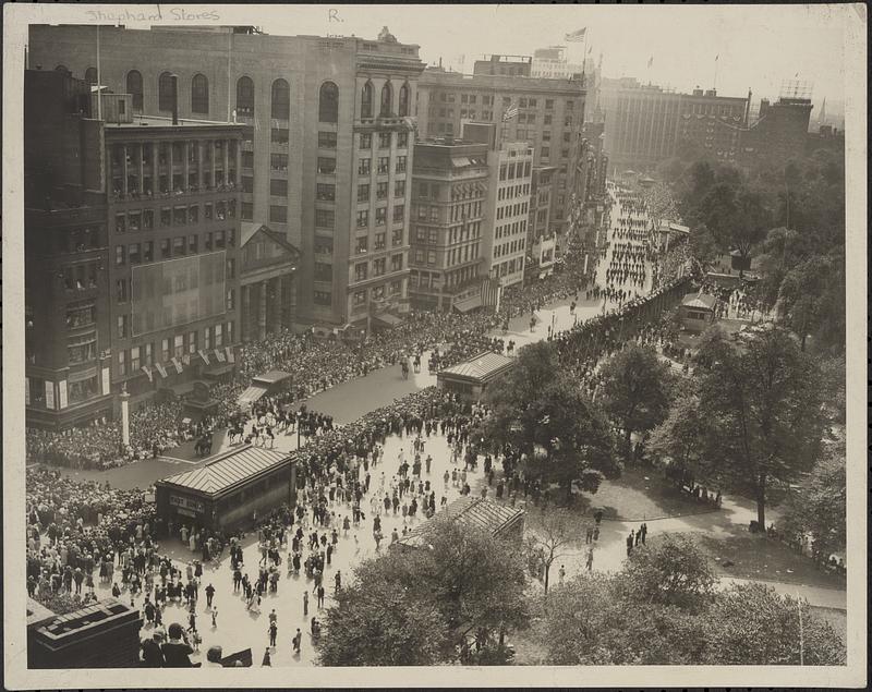 Parade On Tremont Street - Digital Commonwealth