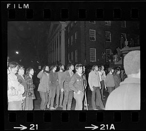 Harvard Square anti-war riot