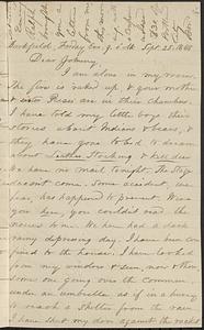 Letter from Zadoc Long to John D. Long, September 25, 1868