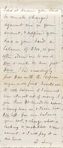 Letter from Zadoc Long to John D. Long, February 8, 1869