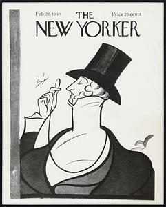 Perennial Cover Mr. Eustace Tilley, who has been looking through a monocle at a butterly since the first issue of the New Yorker magazine in 1925, reaches his 25th birthday on Feb. 21. The ageless Mr. Tilley, trademark of the magaznie and symbol of its urbanity, has appeared on every anniversary issue since 1925.