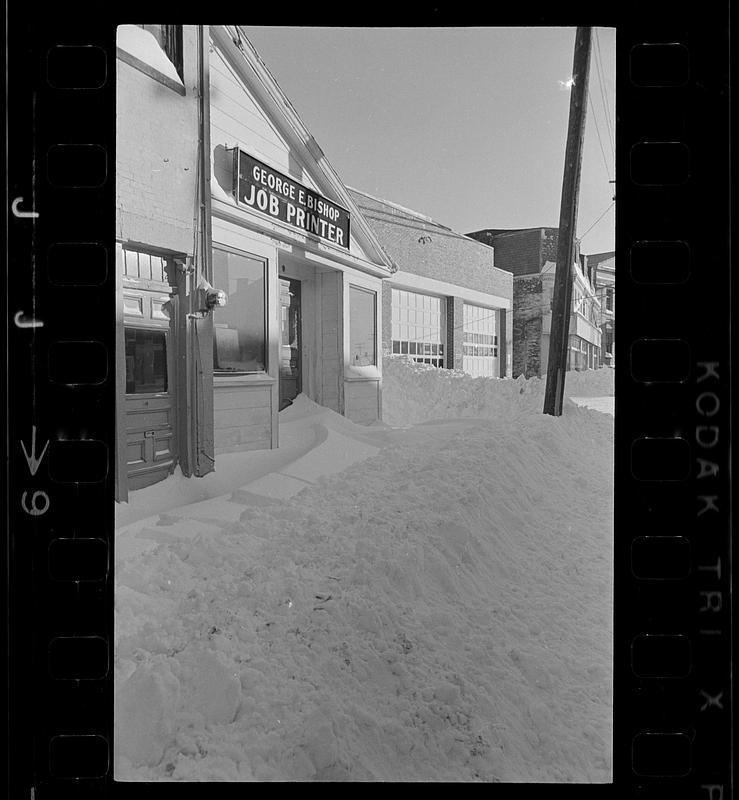 Winter scenes, Green St., State Street