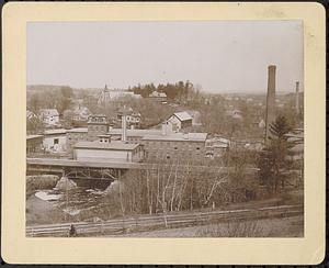 The Nashua River paper mill from Nahant Hill