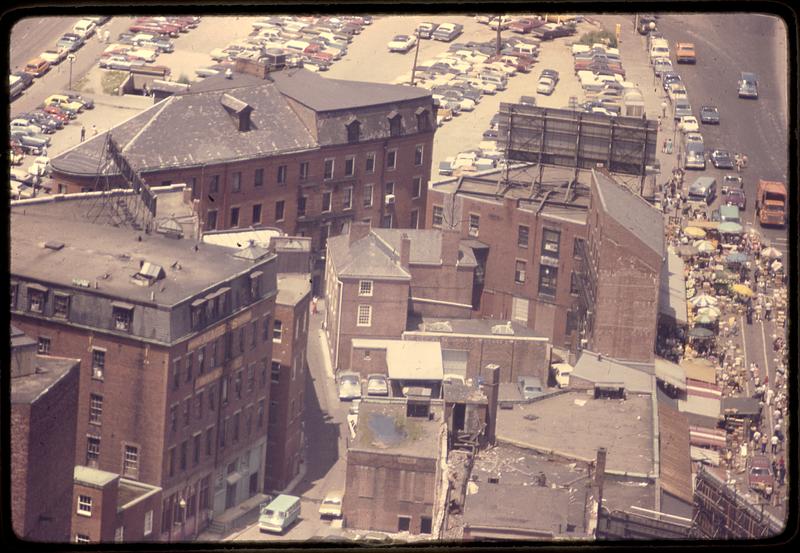 Creek Square area from the Custom House Tower North End Boston