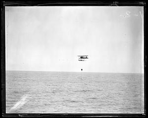 Unidentified seaplane in the air
