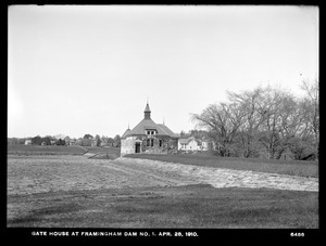 Sudbury Department, Framingham Dam No. 1, Gatehouse, Framingham, Mass., Apr. 28, 1910