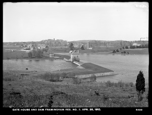 Sudbury Department, Framingham Dam No. 2, Gatehouse, Framingham, Mass., Apr. 28, 1910