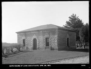 Sudbury Department, Lake Cochituate, Gatehouse, Wayland, Mass., Apr. 28, 1910