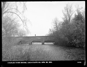 Sudbury Department, Cochituate Aqueduct, Charles River Bridge, Newton; Wellesley, Mass., Apr. 28, 1910