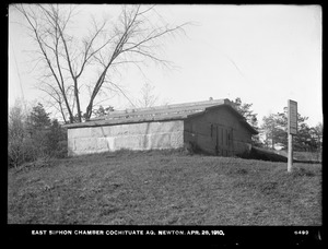 Sudbury Department, Cochituate Aqueduct, Charles River Bridge, East Siphon Chamber, Newton, Mass., Apr. 28, 1910