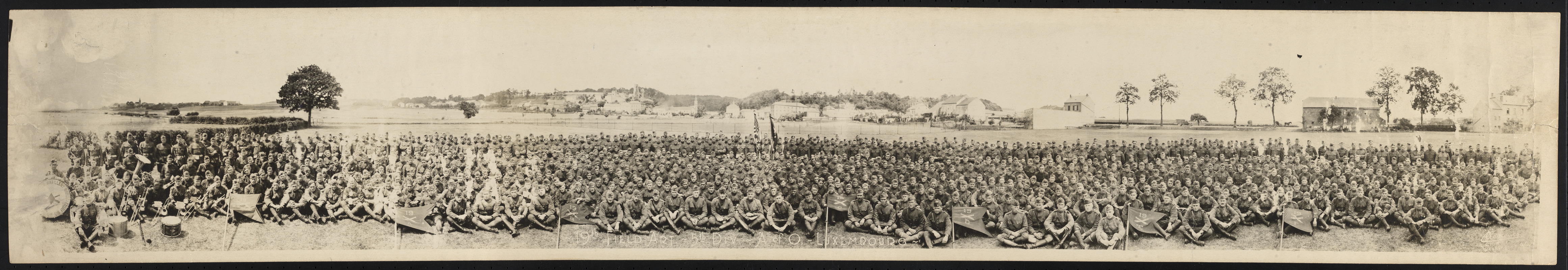 19th Field Artillery, 5th Division, A. of O. - Luxembourg