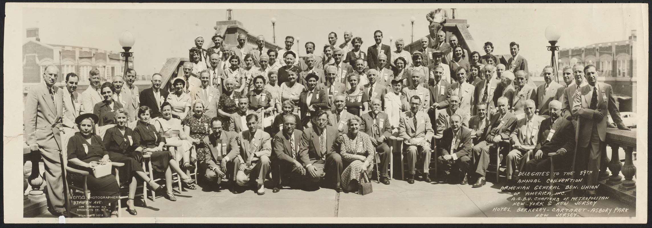 Delegates To The 39th Annual Convention, Armenian General Ben. Union Of ...