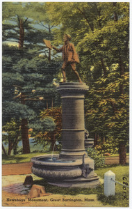 Newsboys' Monument, Great Barrington, Mass.