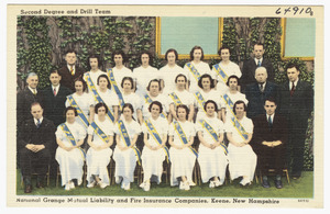 Second Degree and Drill Team, National Grange Mutual Liability and Fire Insurance Companies. Keene, New Hampshire