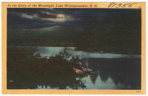 In the glory of the moonlight, Lake Winnipesaukee, N.H.