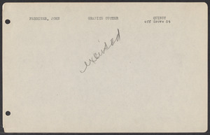 Sacco-Vanzetti Case Records, 1920-1928. Defense Papers. Jury lists, n.d. Box 3, Folder 14, Harvard Law School Library, Historical & Special Collections