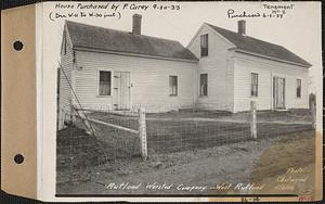 Rutland Worsted Co., house, tenement #5, West Rutland, Rutland, Mass., May 3, 1928