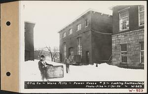 Otis Co., Ware Mills, power house #9, looking southeasterly, Ware, Mass., Jan. 30, 1936