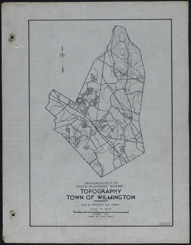 Topography Town of Wilmington Digital Commonwealth