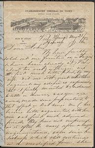 Letter from Thomas F. Cordis to John D. Long, May 25, 1873