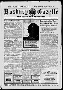 Roxbury Gazette and South End Advertiser, February 19, 1943
