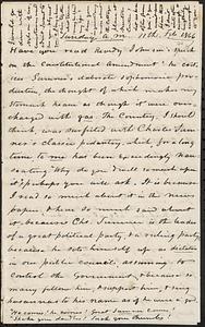 Letter from Zadoc Long to John D. Long, February 11, 1866