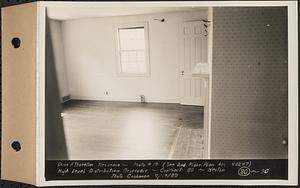 Contract No. 80, High Level Distribution Reservoir, Weston, Olive F. Thornton Residence, photo no. 19, high level distribution reservoir, Weston, Mass., Jul. 19, 1939