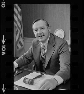 Josiah Welch at Chase & Lunt insurance office