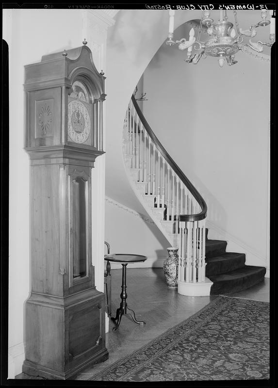 Spiral staircase, Women's City Club, Boston