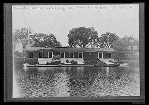 Broad's canoe landing on Charles River - So. Natick