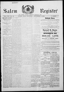 Salem Register and Essex County Mercury