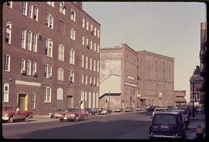 Commercial Street Coast Guard base at left Boston North End