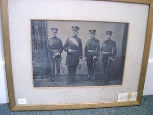 Photographic Portrait of General Miles and staff