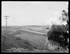Wachusett Reservoir, North Dike, westerly portion (compare with No. 4184), Sterling, Mass., May 6, 1902