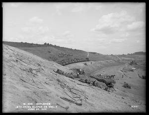 Wachusett Reservoir, stripping slopes on Section 7, Boylston, Mass., Jun. 25, 1902