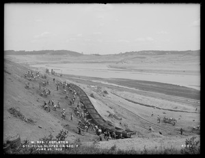 Wachusett Reservoir, stripping slopes on Section 7, Boylston, Mass., Jun. 25, 1902