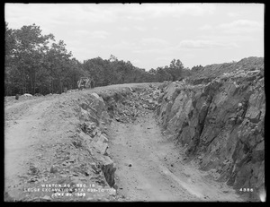Weston Aqueduct, Section 15, ledge excavation, stations 699+ to 701+, Weston, Mass., Jun. 23, 1902