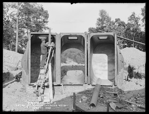 Weston Aqueduct, Section 8, castings at Siphon Chamber No. 3, Wayland, Mass., Jun. 23, 1902
