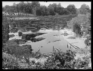 Weston Aqueduct, Section 6, excavation in swamp, stations 244 to 242, Framingham, Mass., Jun. 24, 1902